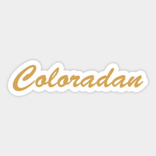 Coloradan Sticker